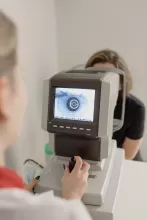 an image of an eye exam